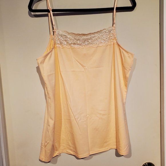 XL Peach Lace Tank - Picture 3 of 8